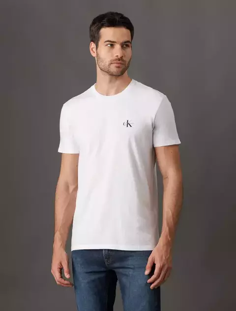 CAMISETA CKJ LOGO BASICO PEITO BRANCO