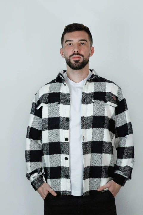 JAQUETA RESERVA CURITIBA XADREZ SPEED BRANCO