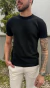 CAMISETA TRICOT RICO PRETO - loja online