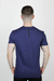 CAMISETA CALVIN KLEIN JEANS LOGO CENTRALIZADO AZUL CARBONO - loja online