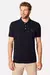 POLO RESERVA PIQUET BASICA PRETO LOGO VERDE