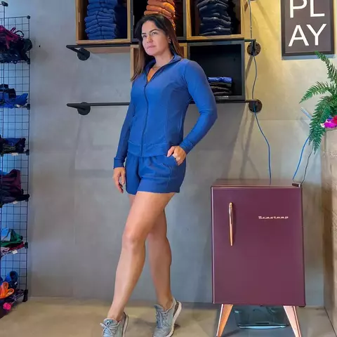 Casaco Carmen blue jeans - comprar online