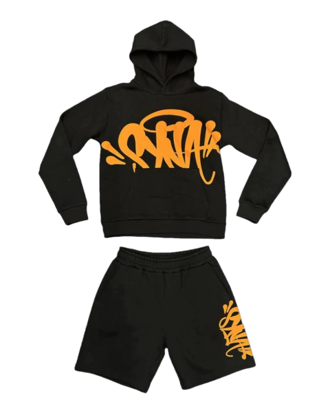 Conjunto SYNA WORLD Black & Orange (PRONTA ENTREGA)