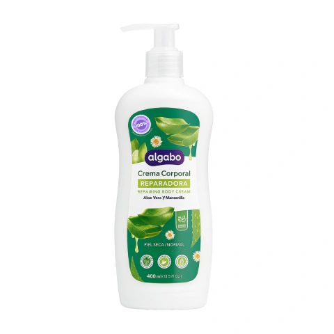 Crema Corporal Hidratante Nutritiva Reparadora Algabo 400ml