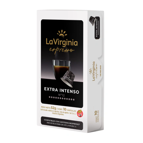 Cafe En Capsulas La Virginia Espresso Extra Intenso 10 Cáps