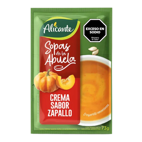 Sopa Lista Alicante Sopas De La Abuela Crema Zapallo 73gr