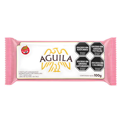 Chocolate Aguila Clásico Semiamargo 100gr