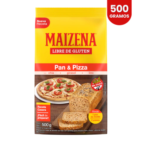 Premezcla Maizena Pan Y Pizza 500g Libre De Gluten