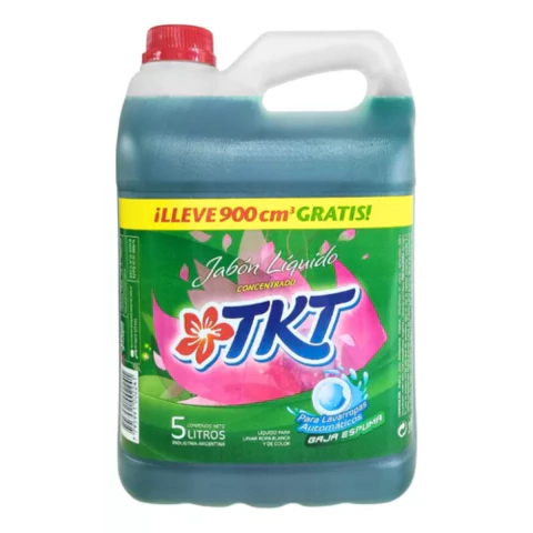 Jabón Líquido Concentrado Para Ropa Bidón 5 L Baja Espuma