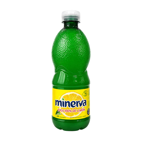 Jugo De Limon Minerva Botella 500ml 100% Jugo De Limón