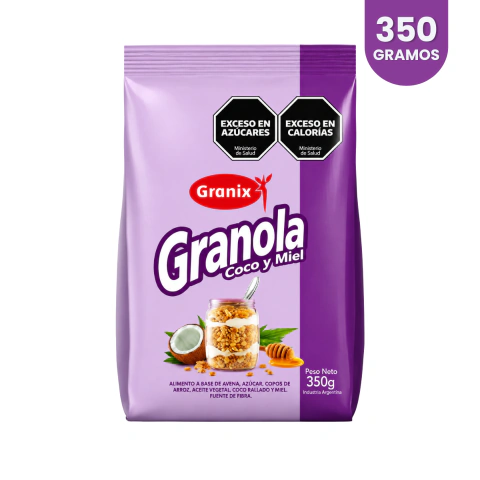 Granola Granix Crocante Coco Y Miel Bajo En Sodio 350gr