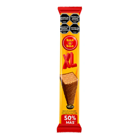 Oblea Bon O Bon XL Chocolate Con Leche 45g