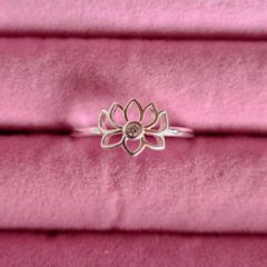 Anillo PLATA 925 Flor de lis