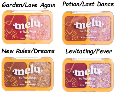 Duo Blush e Iluminador - Melu by Ruby Rose