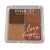 Quarteto de Sombras Love High COR 2 Tons Marrons - Pink 21 - Beleza de Menina Loja de Maquiagem