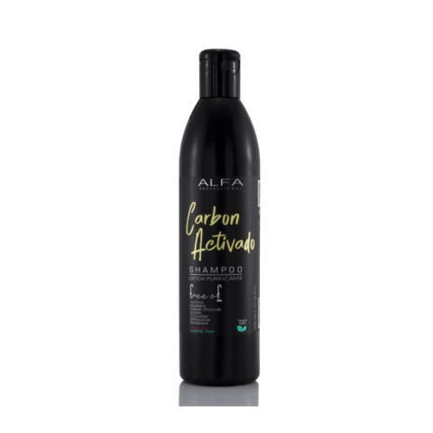 Shampoo Carbón Activado Alfa Free Of 350ml