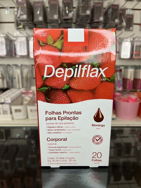 Folhas prontas Depiflax Corporal 20 folhas - comprar online