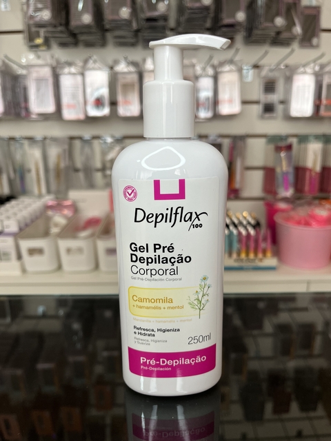 Gel Pré depilatório Depiflax Camomila 250ml - comprar online
