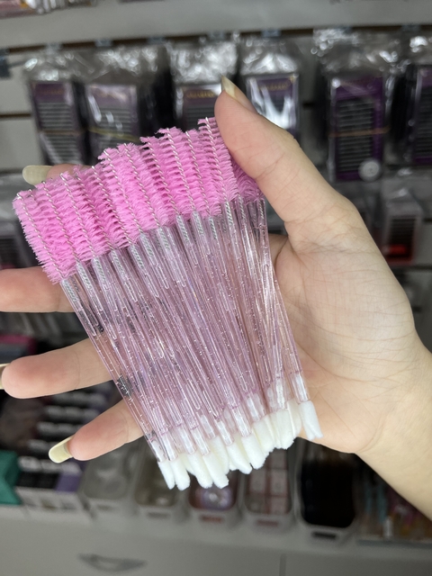 Escovinhas + Gloss Glitter 50 unidades - comprar online