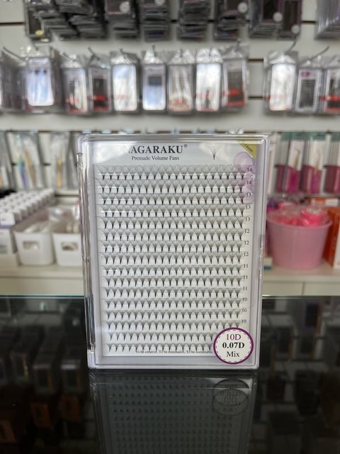 Cílios Nagaraku Tufinho 10 D Caixa Grande MIX 320 fans - comprar online