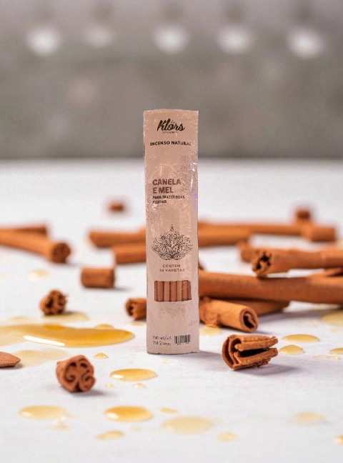 Incenso Natural Canela e Mel