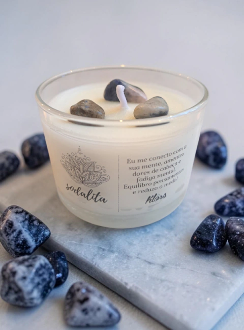 Vela Cristais Sodalita - 100g