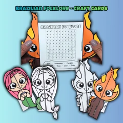 Brazilian Folklore - Craft Cards