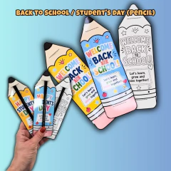 Lembrancinha Back to School / Student's Day (Pencil)