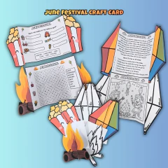June Festival Craft Card