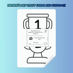 Father's Day Craft Cards and Flipbook - loja online