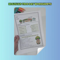 Brazilian Tree Day Worksheets - loja online