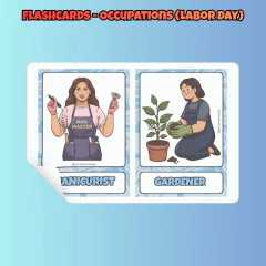 Flashcards - Occupations (Labor Day) - Clear English