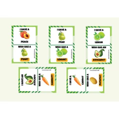 Game "I have, who has?" - Fruits and Vegetables - comprar online
