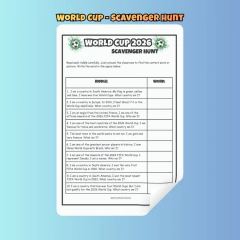 World Cup - Scavenger Hunt - comprar online