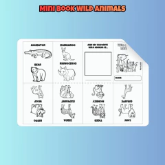 Mini Book Wild Animals - comprar online
