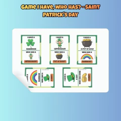 Game I have, who has? - Saint Patrick's Day - comprar online