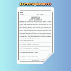 Easter Worksheets - loja online