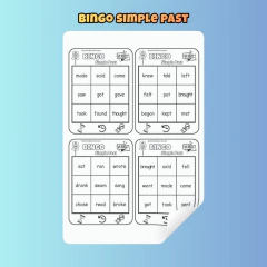 Bingo Simple Past na internet