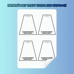 Father's Day Craft Cards and Flipbook na internet