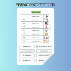 Verb to be Worksheets na internet