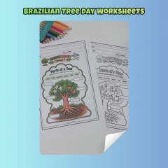 Brazilian Tree Day Worksheets - loja online