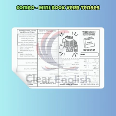 Combo 01 - Mini Books Verb Tenses - loja online