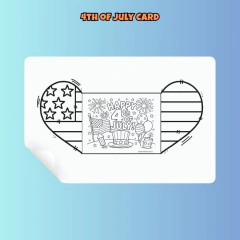 Imagem do 4th of July Card