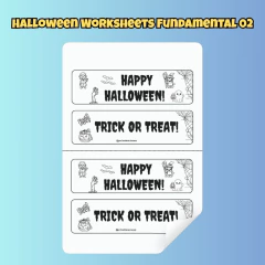 Halloween Worksheets Fundamental 02 - comprar online