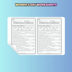 Women's Day Worksheets - comprar online
