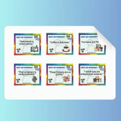 Fact or Opinion Card Game