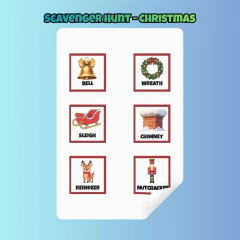 Scavenger Hunt - Christmas - Clear English