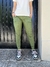Babucha Narciso Animal Print Verde Militar - tienda online