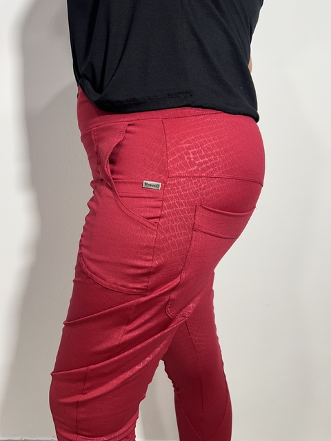 Babucha Narciso Reptil Bordo - comprar online