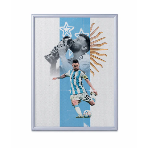 Cuadro Messi Campeón Mundial - comprar online